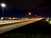 401 East from McLaughlin (Night, South Side)