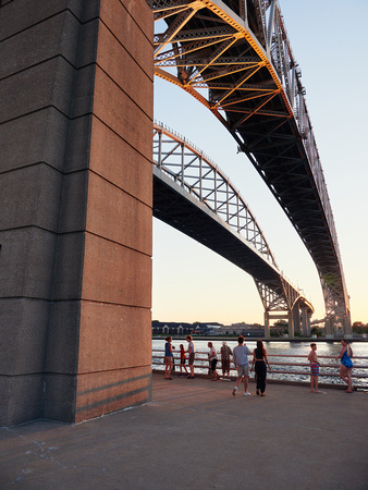 Under the Blue Water Bridge, Before the Sunset