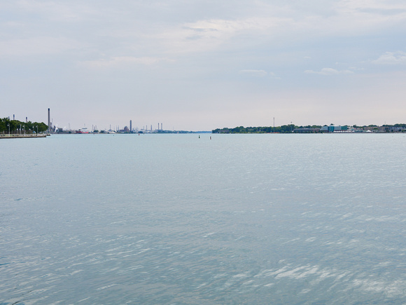 Towards Chemical Valley and Port Huron Along the St. Clair River